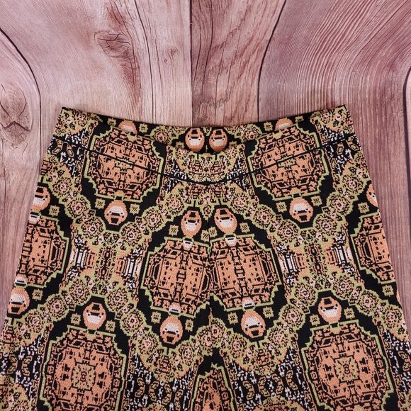 Free People Large Sun in the West Pants Black Magic Combo Boho Chic Wide Leg - Picture 5 of 12